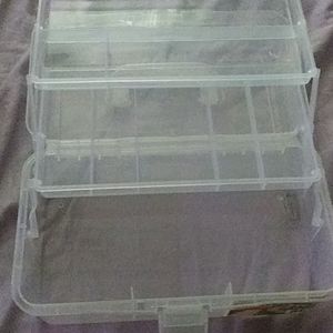 Two tray storage box barley used